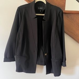 Eloquii "The Ultimate Stretch Suit Blazer" Black